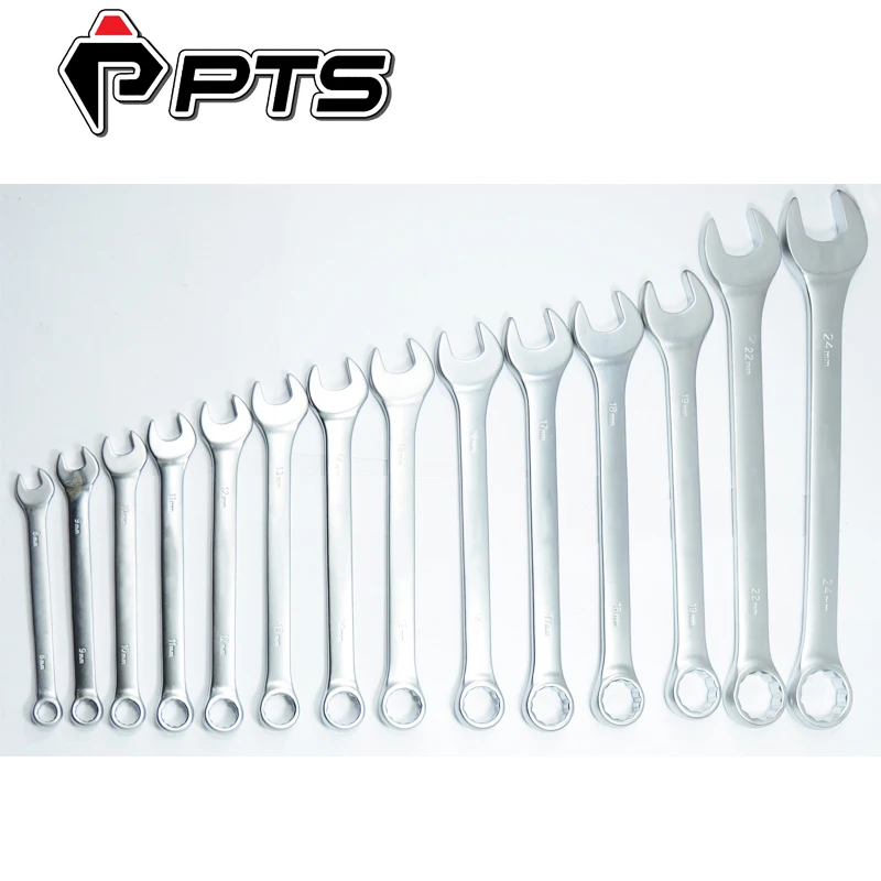 2023 New Combination Spanner Set Popular Crv 14 Pcs 8-24mm Nude Pcs