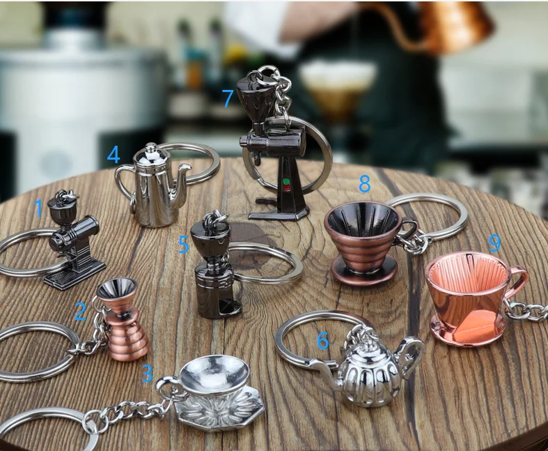 COFFEE CUP soft enamel keychains