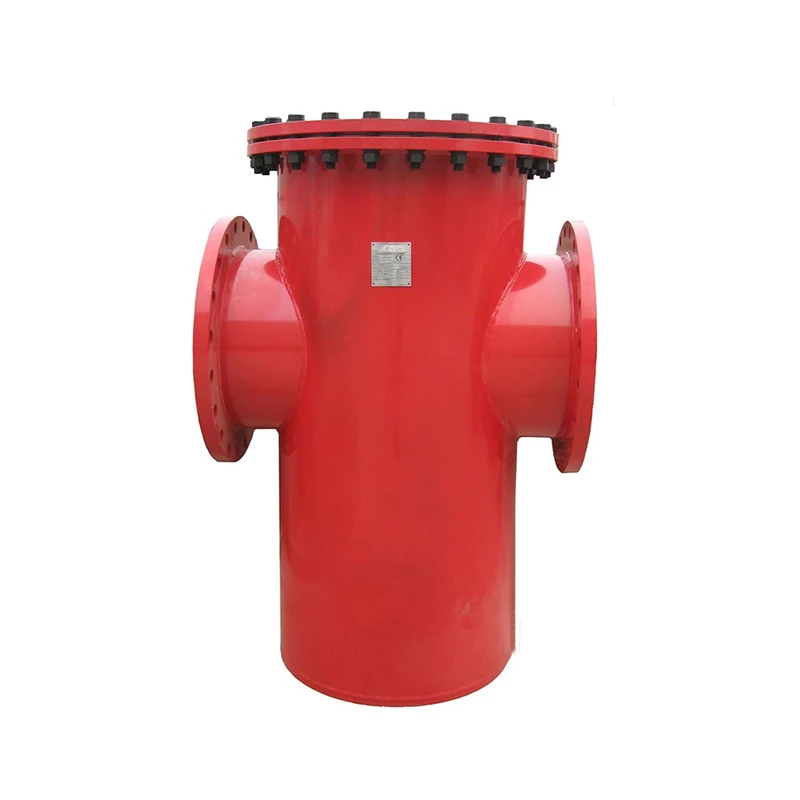 AL series manual drive way basket pipe strainer filter