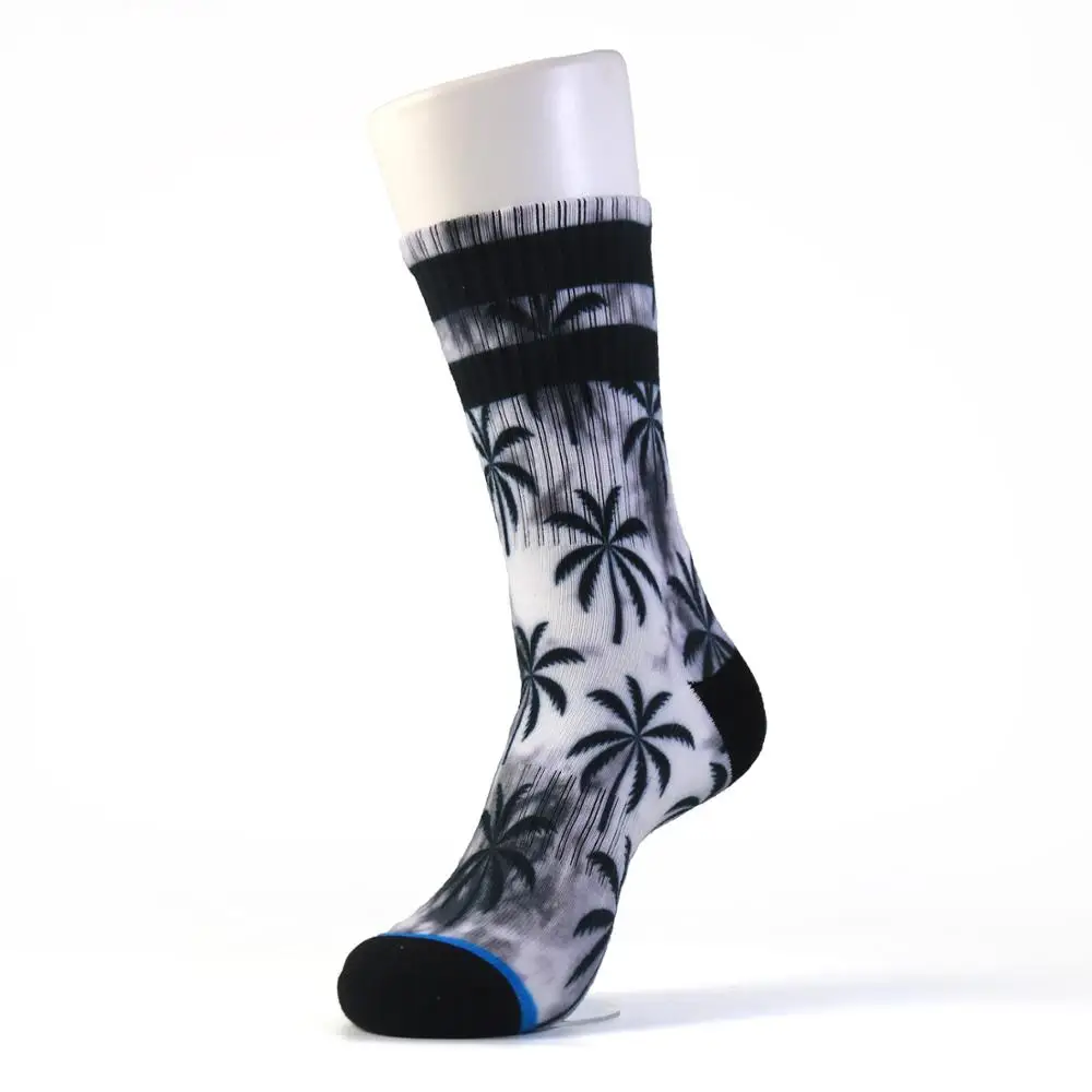 OEM service blank sublimation fashion printing socks