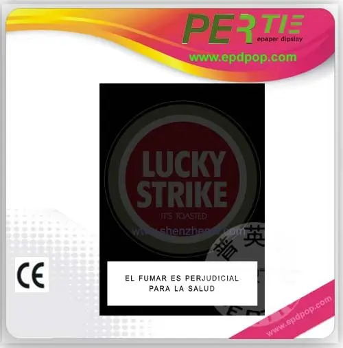Ярлык отображения экран цифровой заказ ЖК-дисплей полка epaper крытый объявление с Eink продаж поп