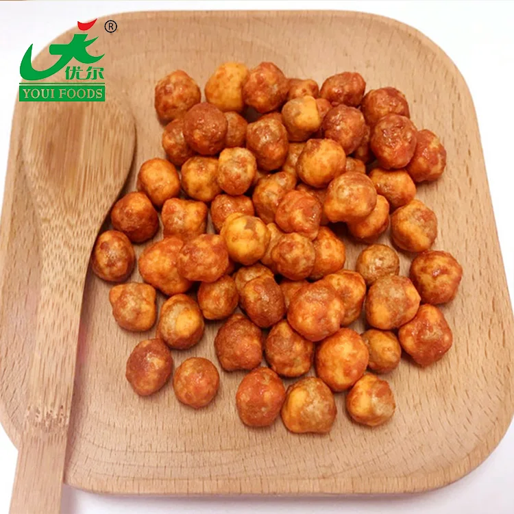 hot selling crispy green peas OEM good taste hot Paprika Cajun flavor coated green peas