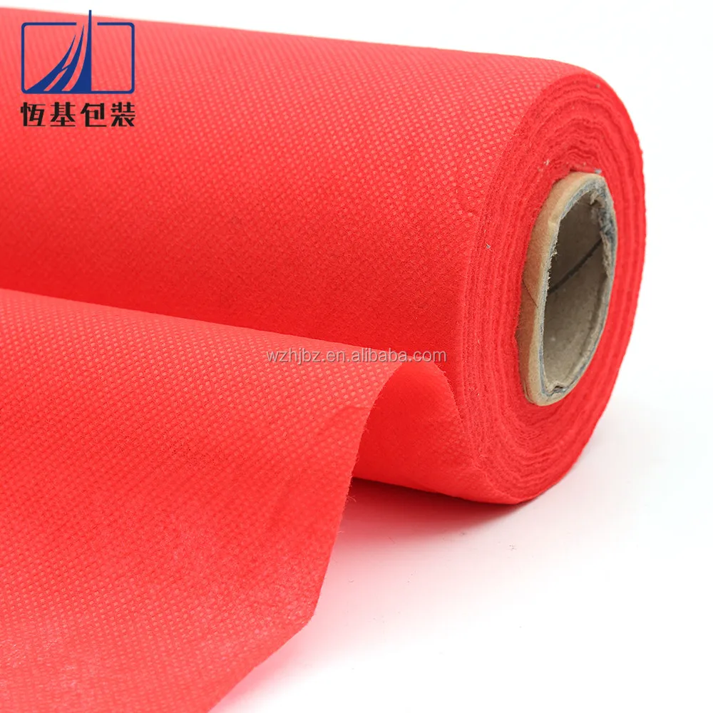 Wholesale malaysia hemp cheap white pool table felt non fabric golden synthetic landscape non woven pp fabric roll