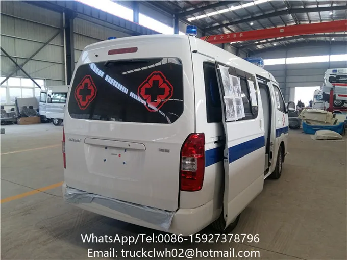 Senegal brand new cheap JINBEI mini ambulance