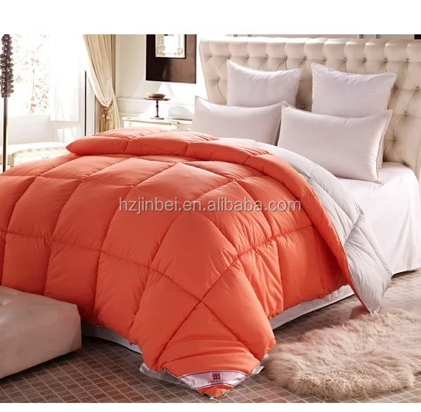 Quilting pure color double jacquard down and feather winter duvet