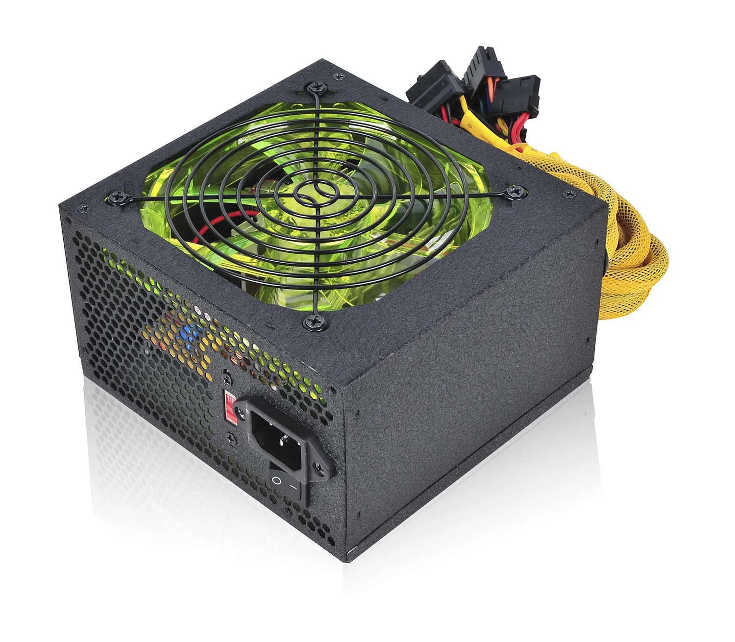 80 PLUS Computer Pc Switching Power Supply SMPS 12v Atx Mainboard 24pin PSU Power Source 500w 24 Pin Stock 0.6mm Black Coated