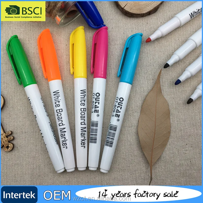 
OUTAE 10 Colors Whiteboard marker for school staionery White Board Marker Pen OT-809-3 