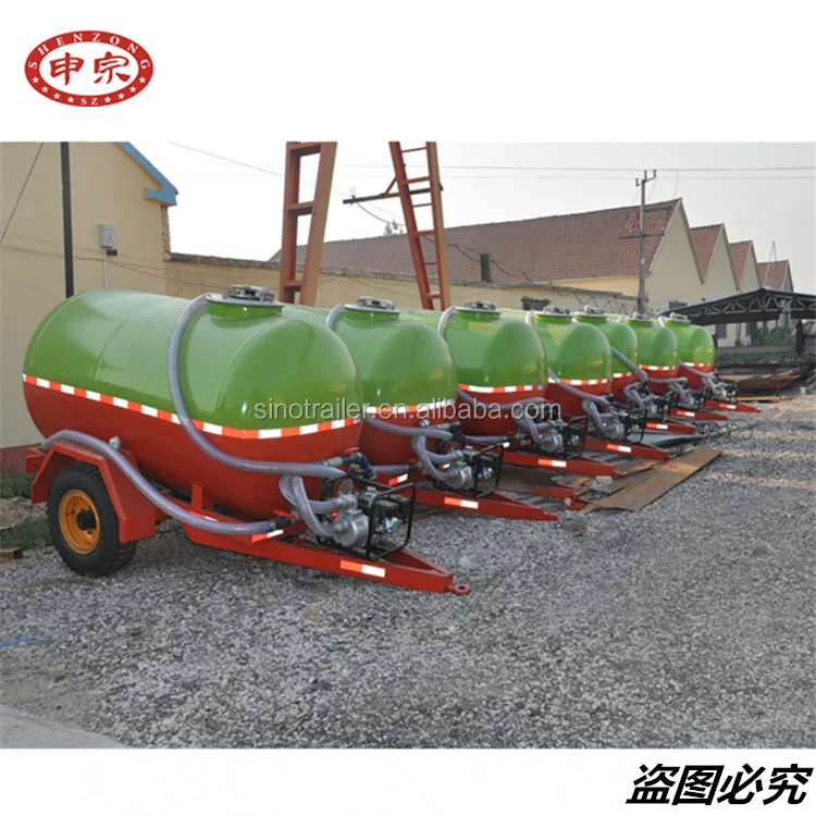 agriculture 3500 liter transporter water tank trailer for sale