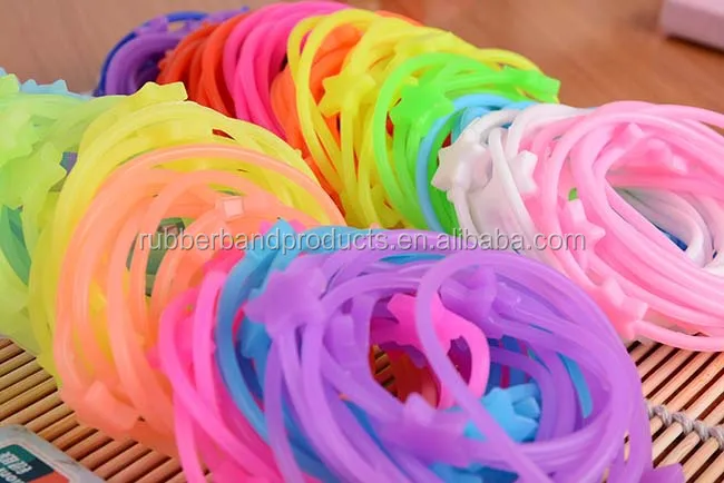 Hot Sale Eco-Friendly Funny Elastic Silicone Bracelet Wristband Cheap price