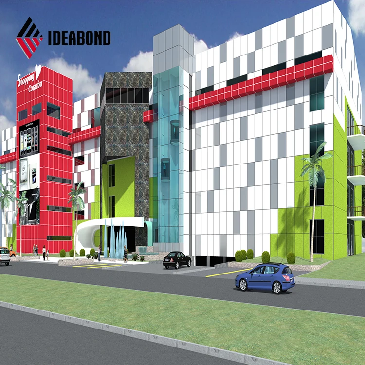 Wall construction building materials facade decoration aluminum composite panel