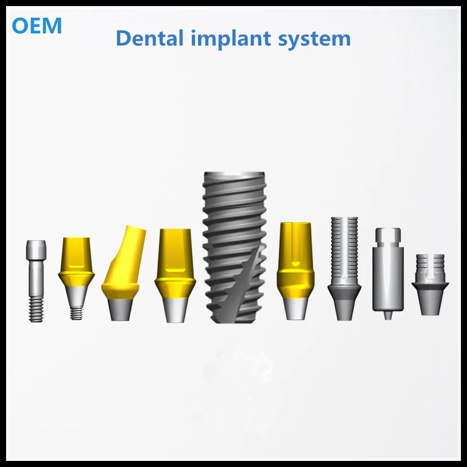 Dental Implant Abutment Series Titanium G5 Compatible with Dentium