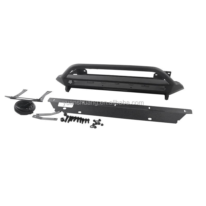 4x4 Steel front bumper for Tacoma pick up accessories bumper with light and U bar for Tacoma
