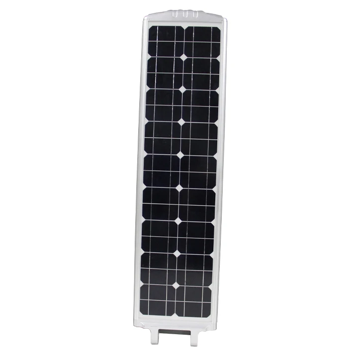 IP65 easy disassembled Lifepo4 battery 60w all in one solar panel led street light with pole