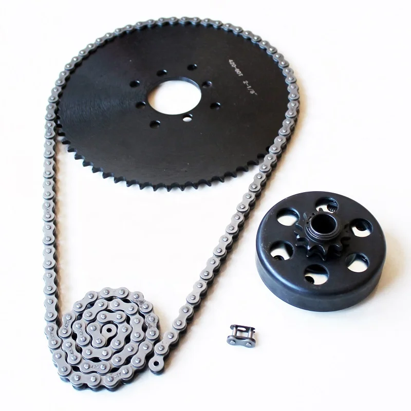 Go kart Centrifugal clutch 19.05mm bore 10T and #420 chain with 60T sprocket