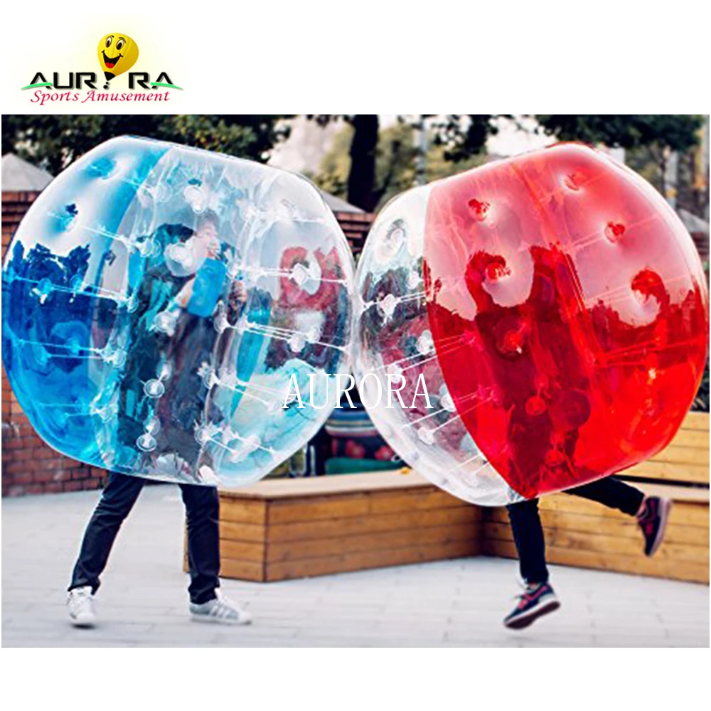 Inflatable Bubble Bumper Zorb Ball Adult TPU Football Family bubble ball double bubble suit body zorb bumper for kids