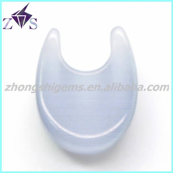 moon Grey Cat Eye Stone Gemstone