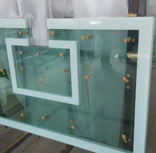 Enameled tempered glass