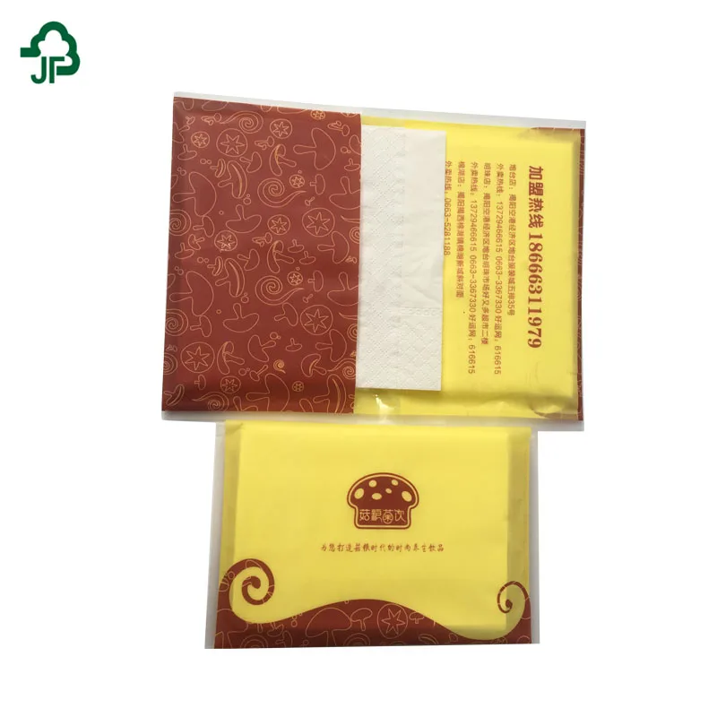 Promotional Advertising Cheap Wallet Tissue Paper Travel Wallet Paper