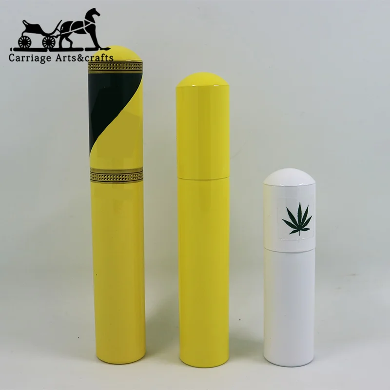 
Cigar Tube 2pcs Set Aluminum Packaging Tube 