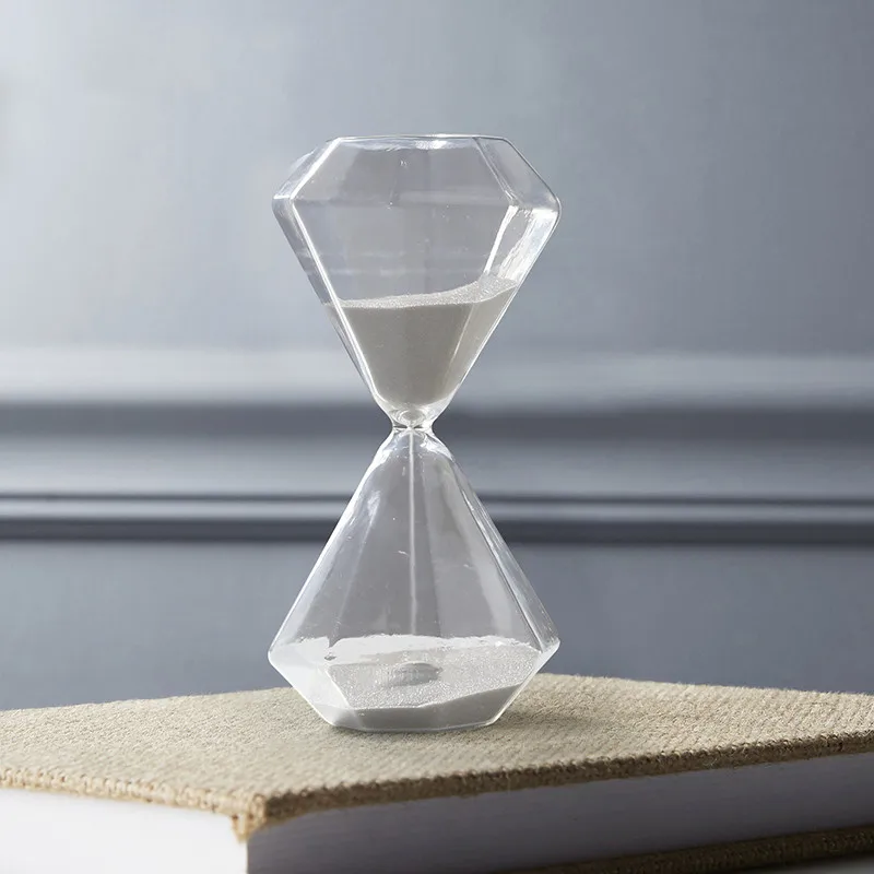 Creative glass hourglass timer simple decoration craft gifts
