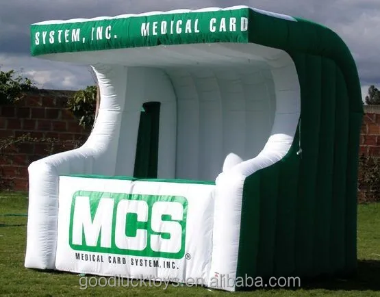 Outdoor brand custom design inflatable booth house tent house Inflatable cabana advertising booth for exhibition display