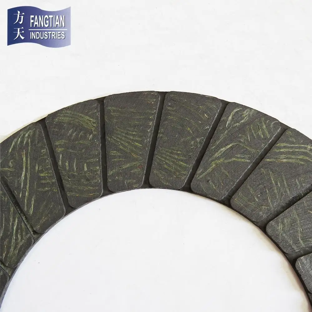 High quality auto parts clutch facing glass fiber clutch facing for trucks