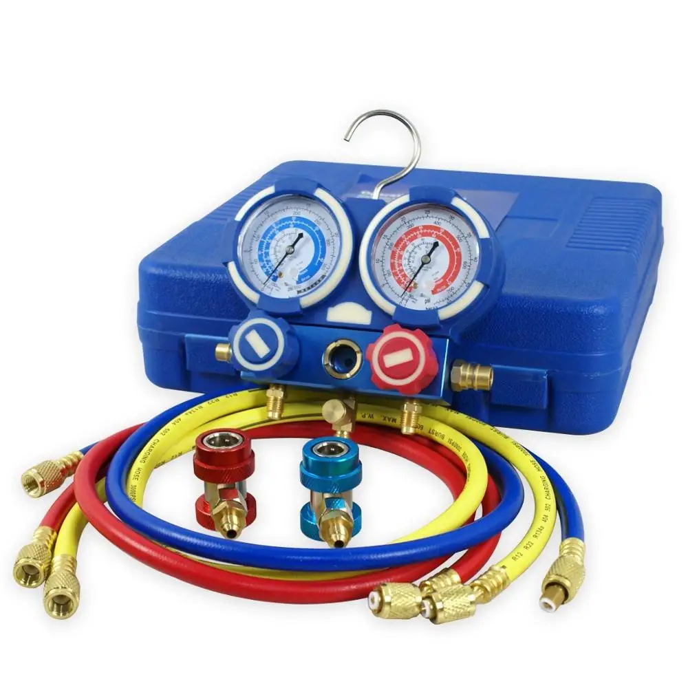 
AC Refrigeration Kit A/C Manifold Gauge Set Air R22 R134a 410a R404z For Sales 