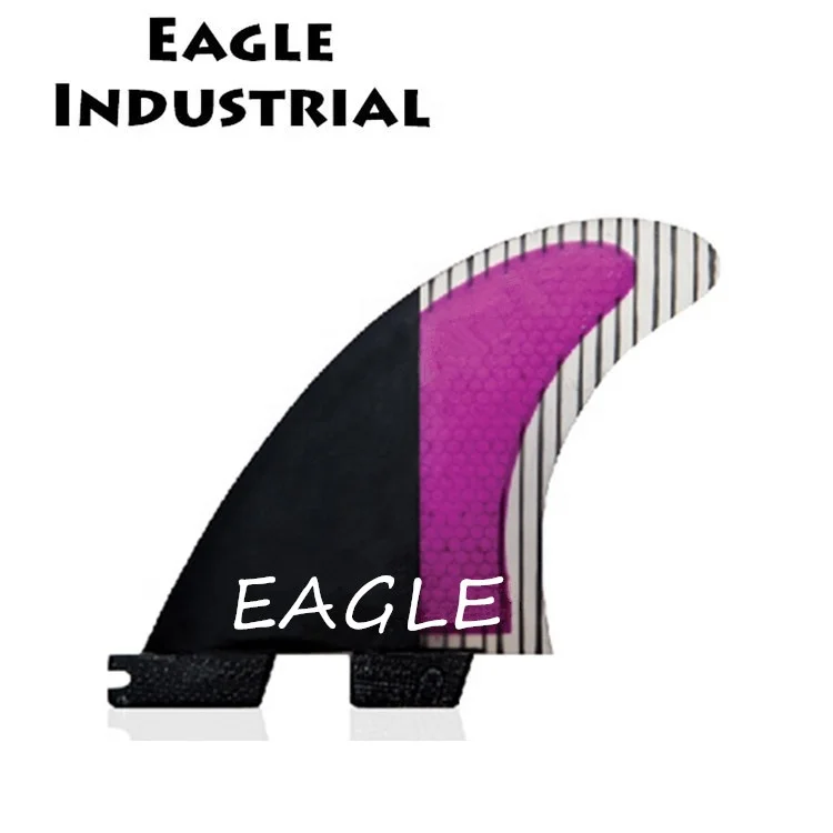 
FCS II surfing fins fcs Tri-set half Carbon fiber honeycomb design FCS2 