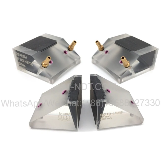 
GOWORLD Phased Array Ultrasonic flaw detector Wedges for Linear Array Series Probes probe module ultrasound transducer sensor 