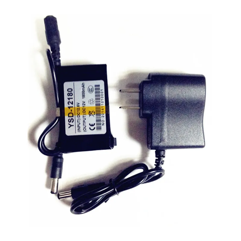 Mini DC-168 12V 1800mAh High Capacity Rechargeable Li-ion Battery pack for CCTV Camera/lan router ysd-12180