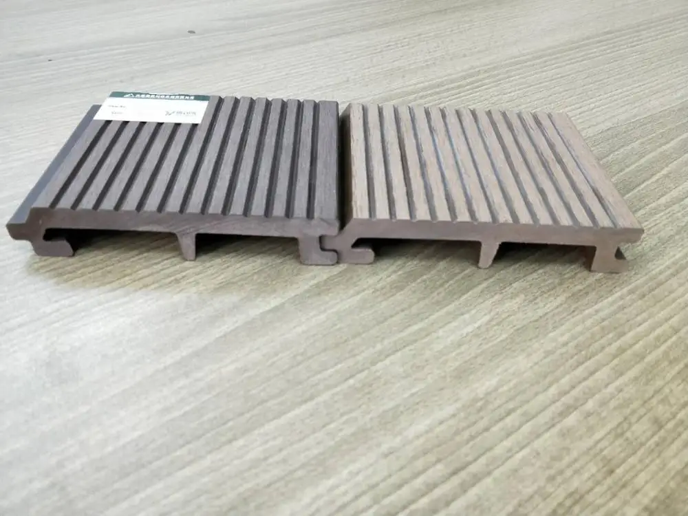Exterior WPC wall panel/Wood Plastic Composite /grooved wall cladding louver roof composite fence panels balcony railing