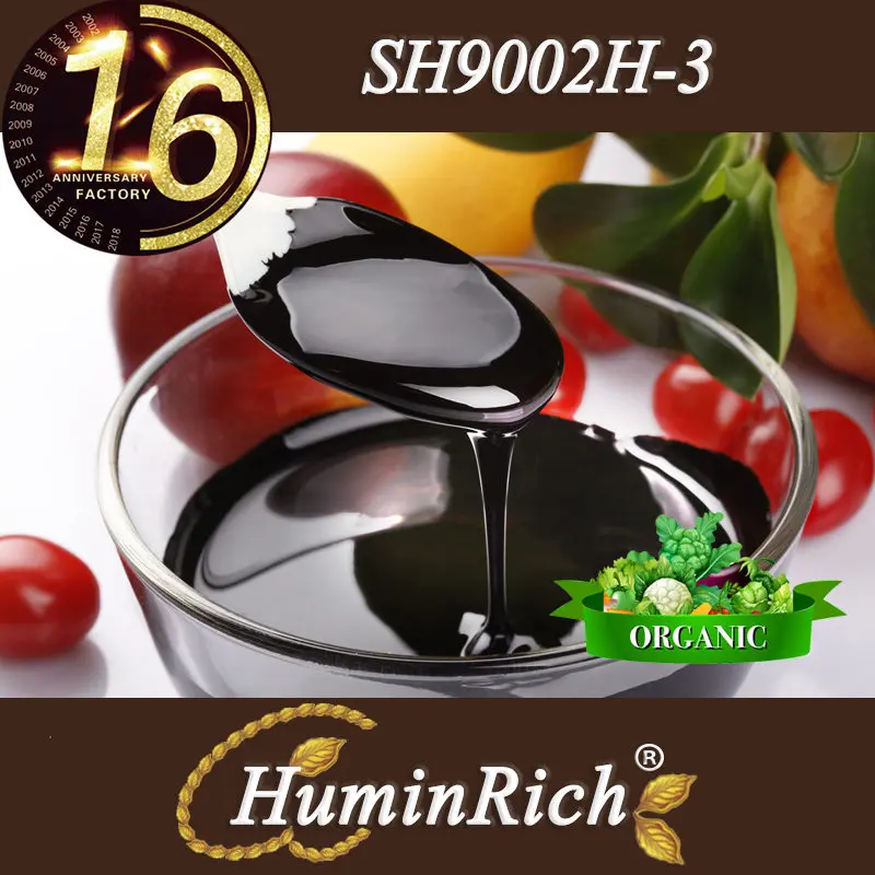 HuminRich LiPlus SH9002H Liquid Organic Foliar Fertilizer Humic Fulvic Acid NPK with Trace Elements