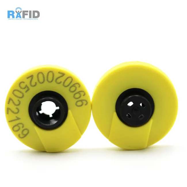 Rabbit 134.2khz RFID Animal Tag Hot Product 2019 Provided PLC Ear Tags 7 Years Solar Powered Cattle Tracking Ear Tags Farms