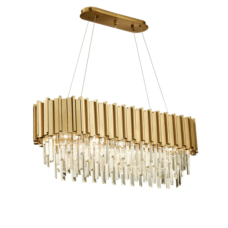
post modern luxury k9 crystal chandelier lighting gold chandeliers pendant lights for home 