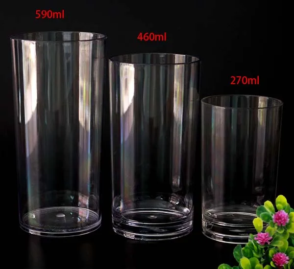 Unbreakable Food Grade Tritan Plastic Beer Glass Cups