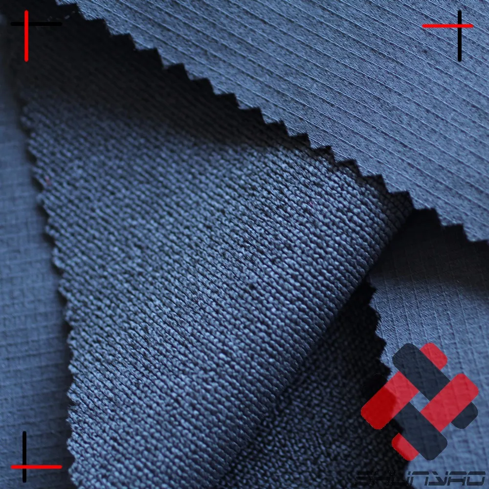 
heavy weight woven spandex ripstop nylon 4-way stretch fabric 