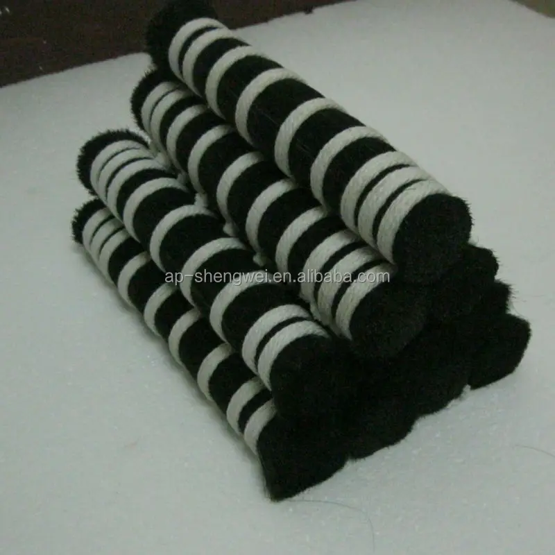 Black white brown color horse tail hair horse mane hair