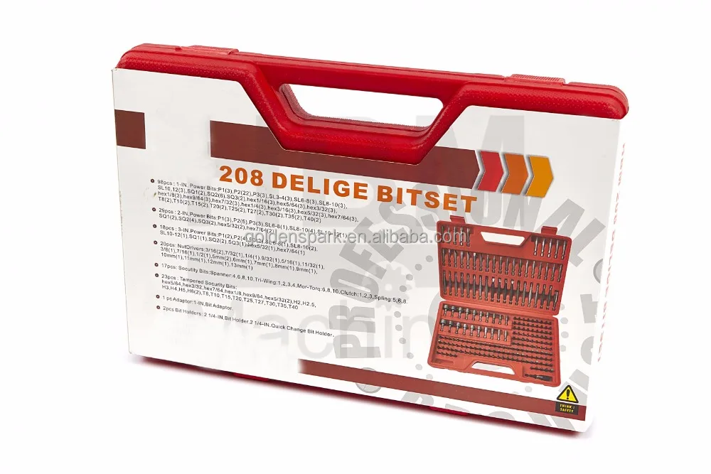 208pc Ultimate Screwdriver Bit set