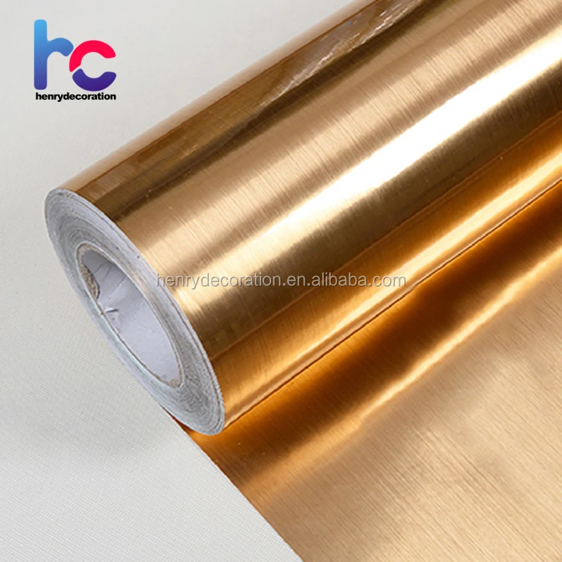 Self Adhesive Brushed Thermo Foil PVC Membrane Foil for MDF Door