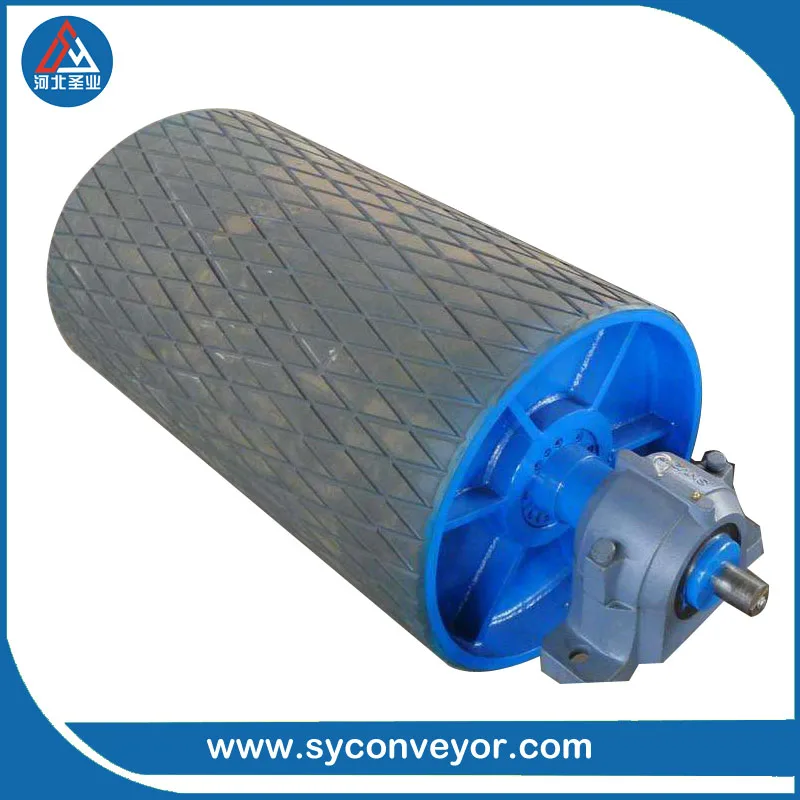 
CEMA JIS flat conveyor belt pulley with axis 