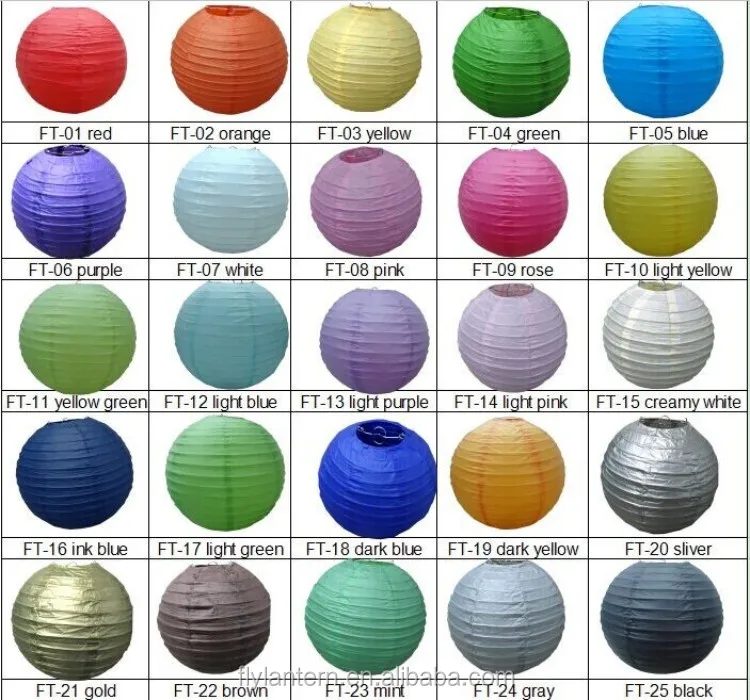 12 inch 30cm Chinese white round paper lanterns for wedding