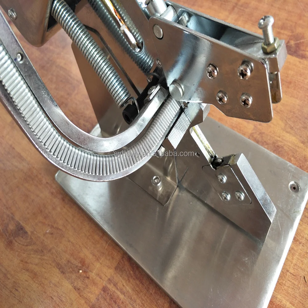 Manual U shape sausage casing clipper clipping linking machine for sale