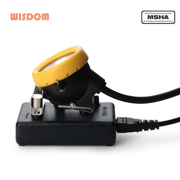 High quality rechargeable led miner light kl5m WISDOM mining led cap lamps