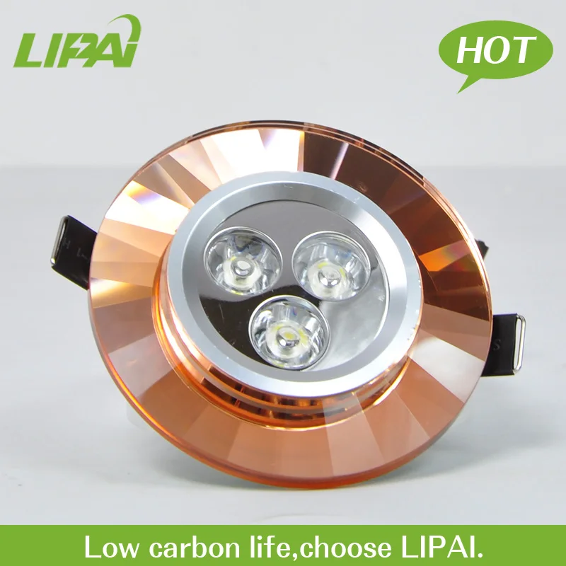 LED crystal ceiling light glass ceiling light 12V 24V 36V led downlight