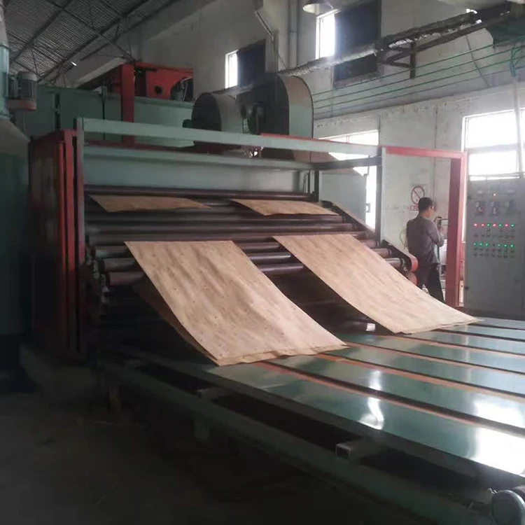 Plywood Machine Core Veneer Dryer Machine Roller Woodworking Machinery Woodworking Planer Automatic 20 Layers