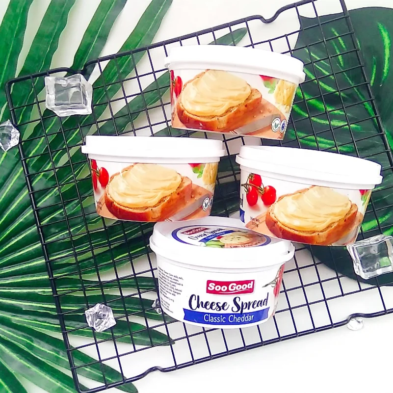 200 ml plastic barrel for chocolate jam food grade jam plastic barrel