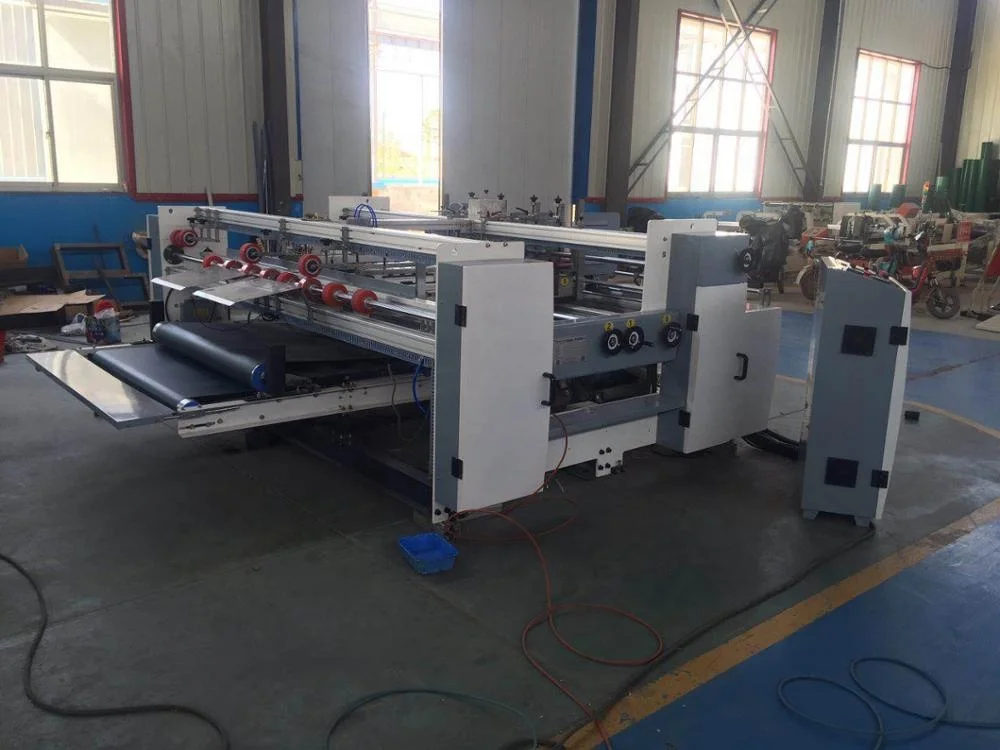 IPACK полу автоматическая коробка гофрированной из двух частей Папка Gluer