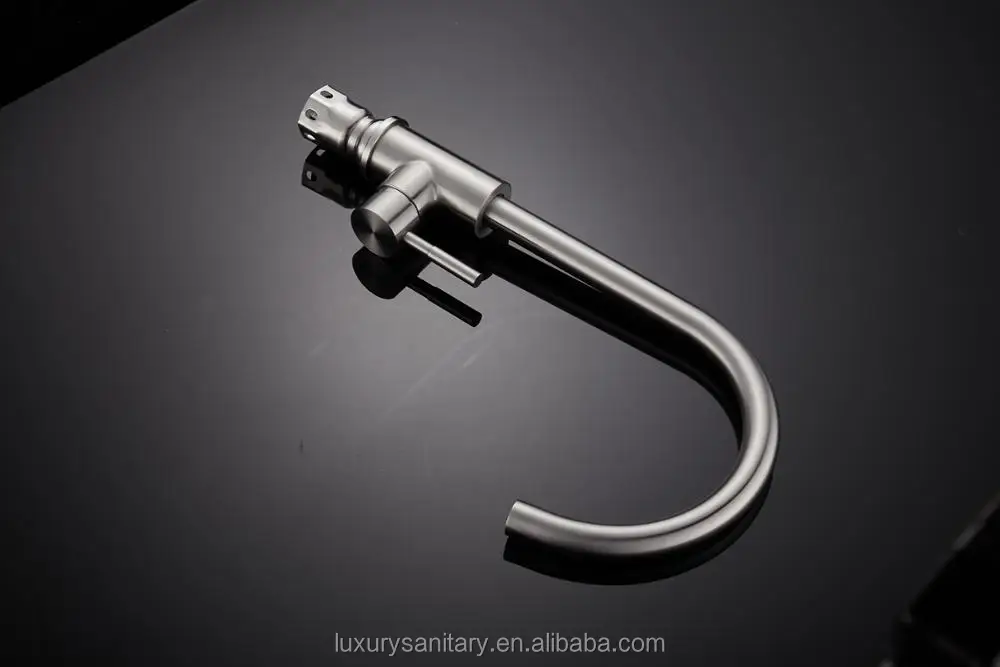 stainless steel 304 material brush nickle kitchen faucet