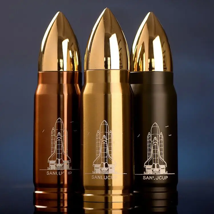 Wholesale and custom logo 500ml and 350ml Insulated 304 Thermos Bullet Stainless Steel tumbler with Leak Proof Lid