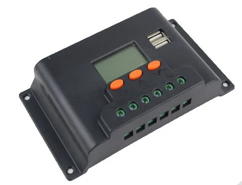 BYGD PWM Solar Controller 12V 24V 10A Solar power system street lamp controller factory wholesale Dual USB charging 2.1A current